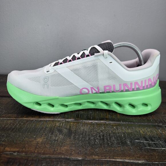 NEW ON Cloudsurfer Mens Size 10 Comfy Running Shoes Sneakers Gym Gray Green Pink main image 9